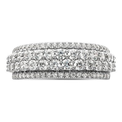 14K White Gold 1 1/2 ct tw Lab-Grown Diamond Fashion Ring – view 5