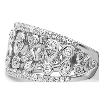 14K White Gold 3/4 ct tw Lab-Grown Diamond Fashion Ring – view 4