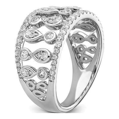 14K White Gold 3/4 ct tw Lab-Grown Diamond Fashion Ring – view 7
