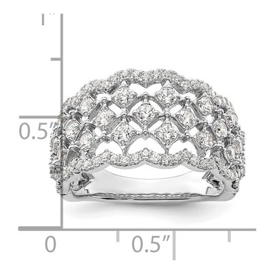 14K White Gold 1 ct tw Lab-Grown Diamond Fashion Ring – view 7
