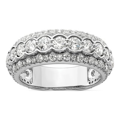 14K White Gold 2 ct tw Lab-Grown Diamond Fashion Ring