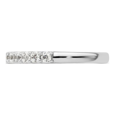 14K White Gold 1/2 ct tw Lab-Grown Diamond Wedding Band – view 3