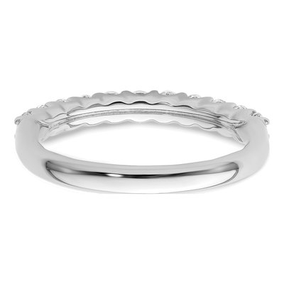 14K White Gold 1/2 ct tw Lab-Grown Diamond Wedding Band – view 5