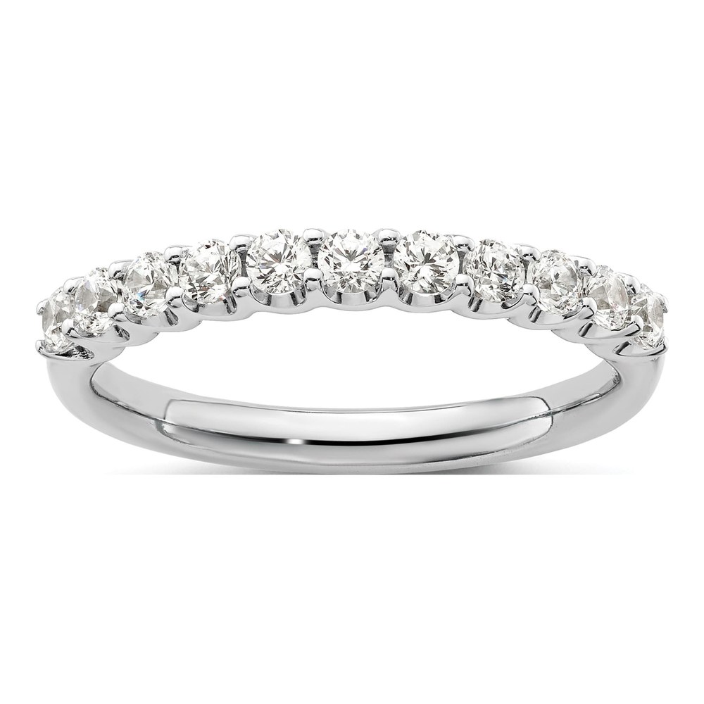 14K White Gold 1/2 ct tw Lab-Grown Diamond Wedding Band