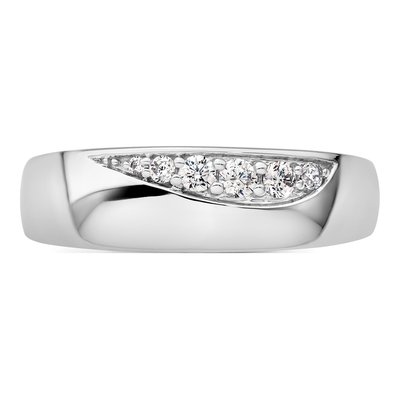 Men's 14K White Gold 1/4 ct tw Lab-Grown Diamond Ring – view 5