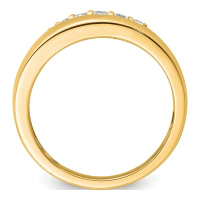 Men's 14K Yellow Gold 1/4 ct tw Lab-Grown Diamond Ring – view 2