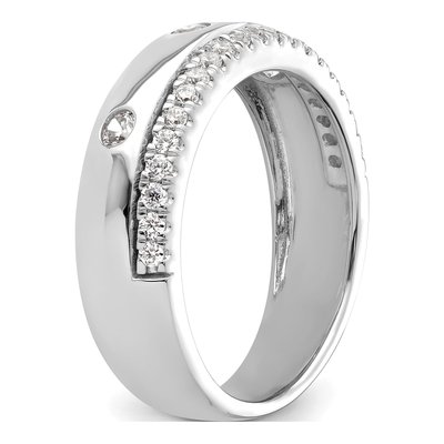 Men's 14K White Gold 1/2 ct tw Lab-Grown Diamond Ring – view 7