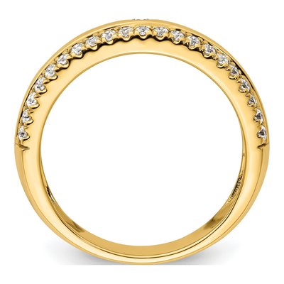 Men's 14K Yellow Gold 1/2 ct tw Lab-Grown Diamond Ring – view 3