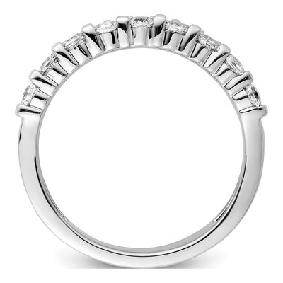 14K White Gold 3/4 ct tw Diamond Double Ring – view 3