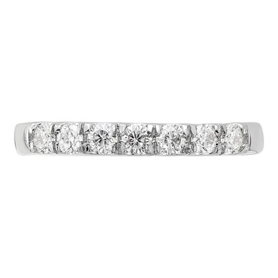 14K White Gold 1/2 ct tw Lab-Grown Diamond Seven Wedding Band – view 5