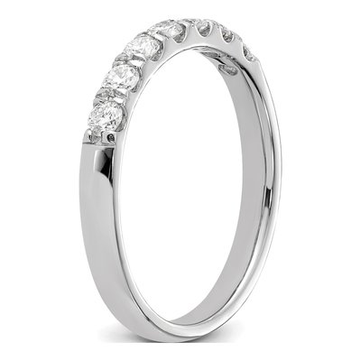 14K White Gold 1/2 ct tw Lab-Grown Diamond Seven Wedding Band – view 7