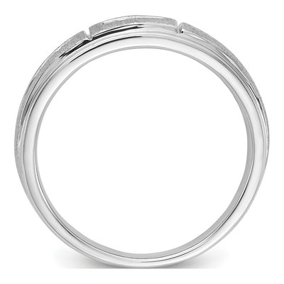 Men's 10K White Gold 1/5 ct tw Lab-Grown Diamond Ring – view 2