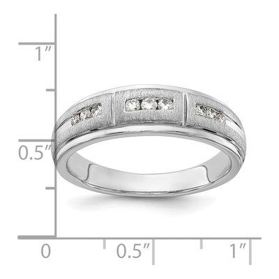 Men's 10K White Gold 1/5 ct tw Lab-Grown Diamond Ring – view 5
