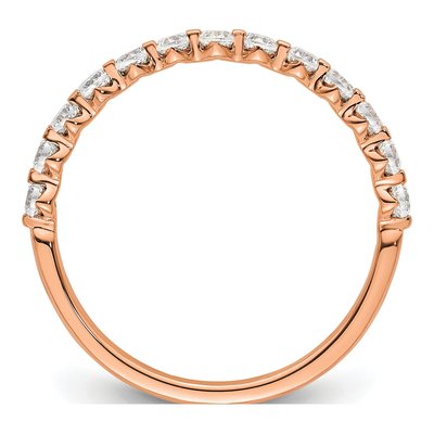 14K Rose Gold 1/2 ct tw Lab-Grown Diamond Wedding Ring – view 3