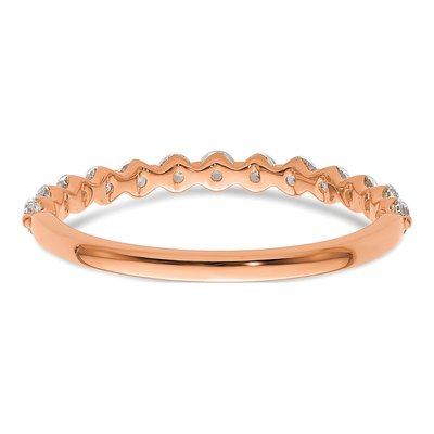 14K Rose Gold 1/2 ct tw Lab-Grown Diamond Wedding Ring – view 6
