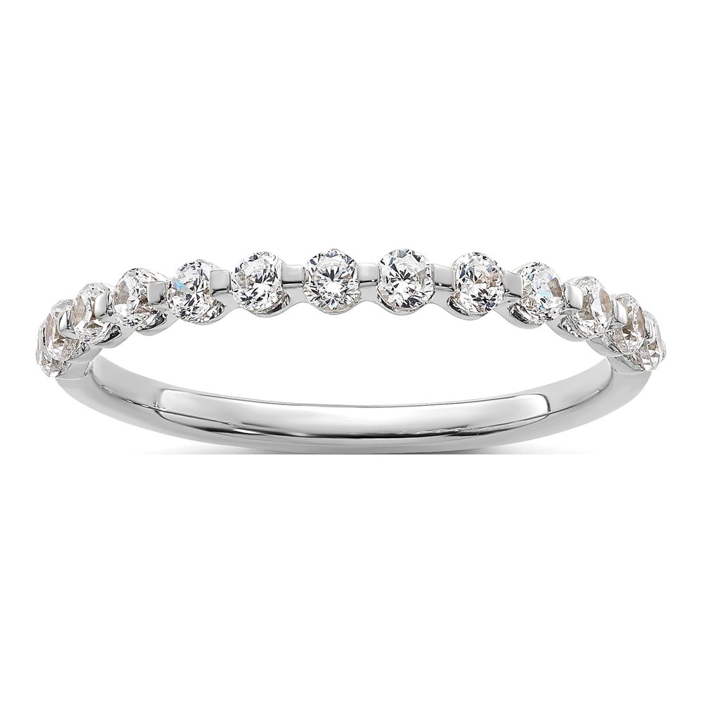 14K White Gold 1/2 ct tw Lab-Grown Diamond Wedding Ring