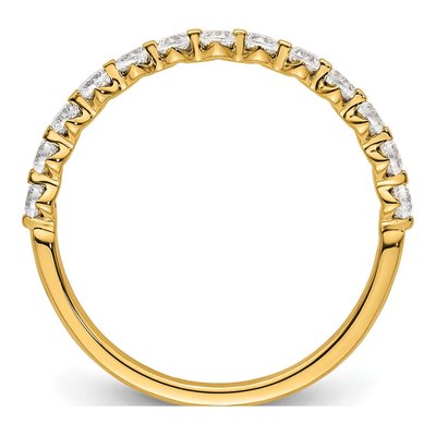 14K Yellow Gold 1/2 ct tw Lab-Grown Diamond Wedding Ring – view 2