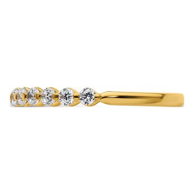 14K Yellow Gold 1/2 ct tw Lab-Grown Diamond Wedding Ring – view 3