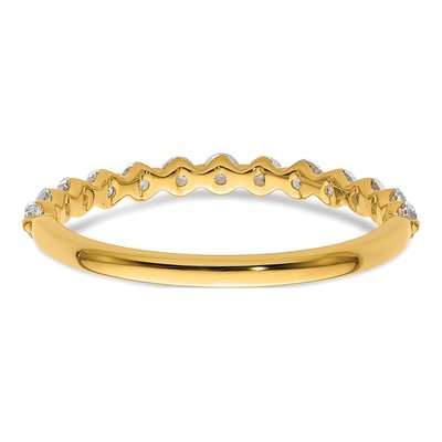14K Yellow Gold 1/2 ct tw Lab-Grown Diamond Wedding Ring – view 5