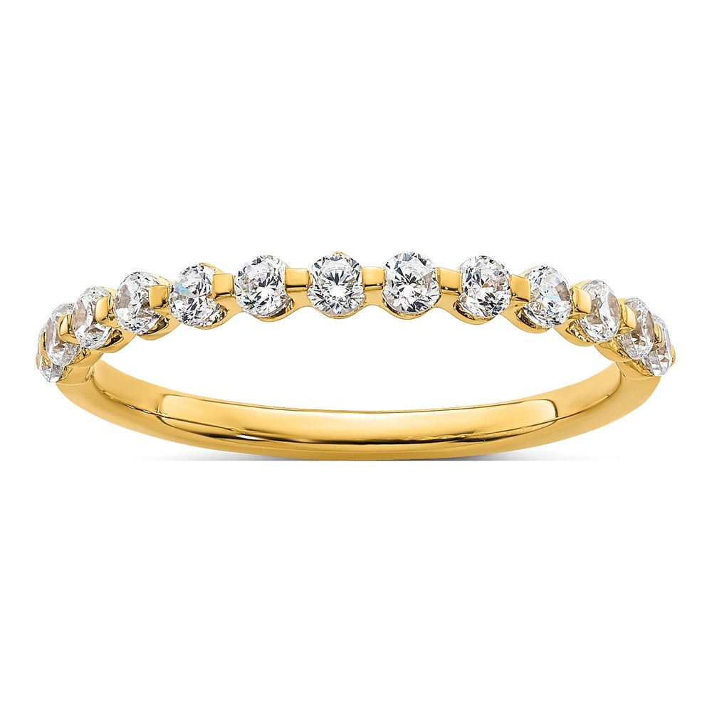 14K Yellow Gold 1/2 ct tw Lab-Grown Diamond Wedding Ring