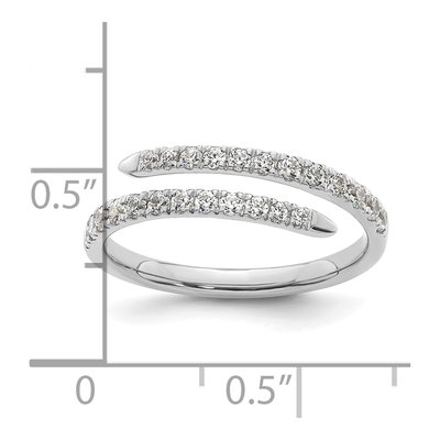 14K White Gold 3/8 ct tw Lab-Grown Diamond Fashion Ring – view 7