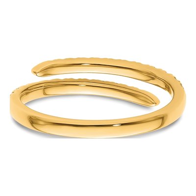 14K Yellow Gold 3/8 ct tw Lab-Grown Diamond Fashion Ring – view 6