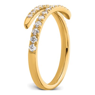 14K Yellow Gold 3/8 ct tw Lab-Grown Diamond Fashion Ring – view 7