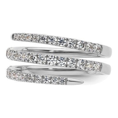 14K White Gold 3/4 ct tw Lab-Grown Diamond Fashion Ring – view 3