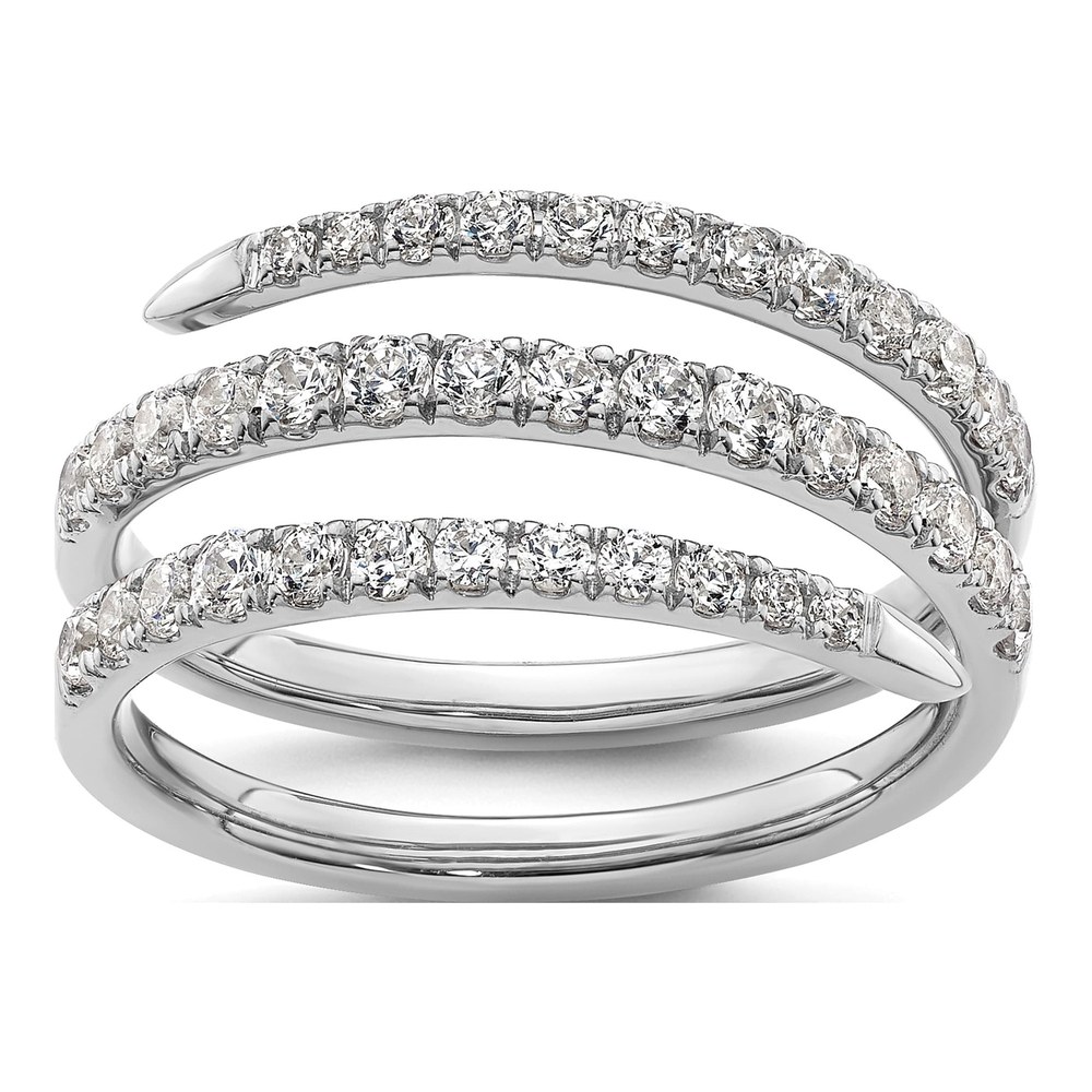 14K White Gold 3/4 ct tw Lab-Grown Diamond Fashion Ring