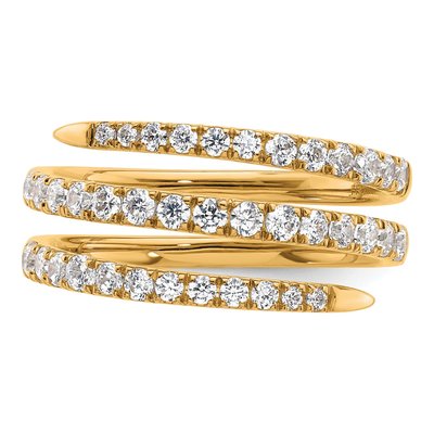 14K Yellow Gold 3/4 ct tw Lab-Grown Diamond Fasion Ring – view 5