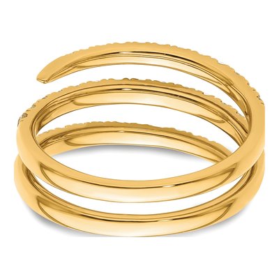 14K Yellow Gold 3/4 ct tw Lab-Grown Diamond Fasion Ring – view 6