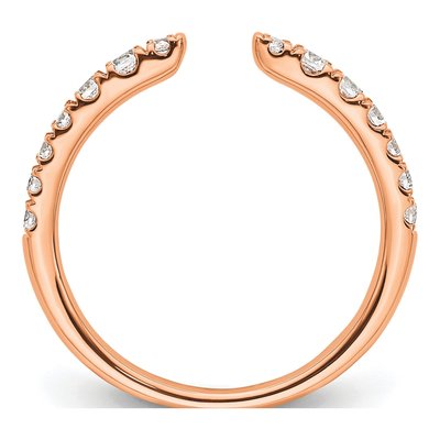 14K Rose Gold 3/8 ct tw Lab-Grown Diamond Ring – view 3