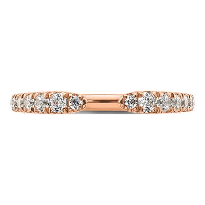 14K Rose Gold 3/8 ct tw Lab-Grown Diamond Ring – view 5