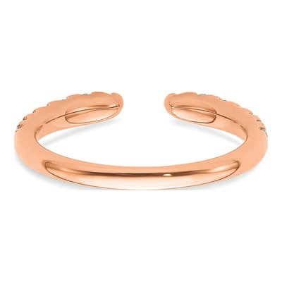 14K Rose Gold 3/8 ct tw Lab-Grown Diamond Ring – view 6