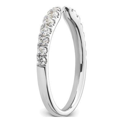14K White Gold 3/8 ct tw Lab-Grown Diamond Ring – view 6