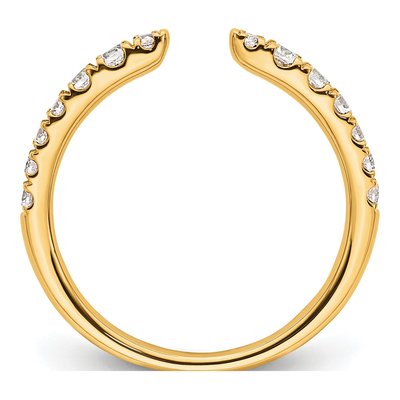 14K Yellow Gold 3/8 ct tw Lab-Grown Diamond Ring – view 3
