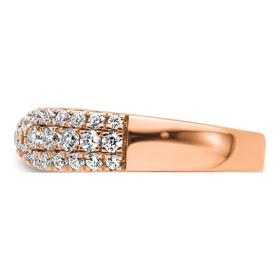 14K Rose Gold 3/4 ct tw Lab-Grown Diamond Wedding Ring – view 4