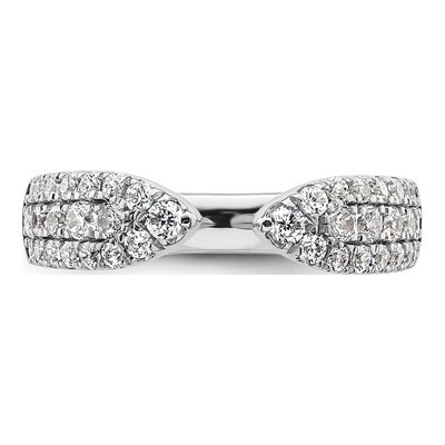 14K White Gold 3/4 ct tw Lab-Grown Diamond Wedding Ring – view 5