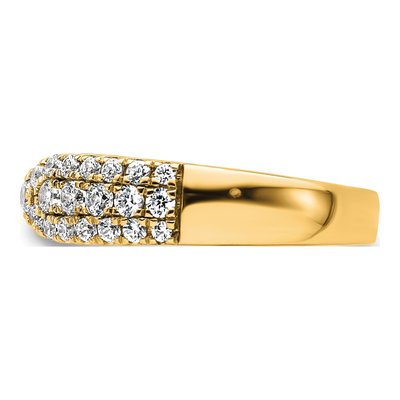 14K Yellow Gold 3/4 ct tw Lab-Grown Diamond Wedding Ring – view 4