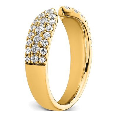 14K Yellow Gold 3/4 ct tw Lab-Grown Diamond Wedding Ring – view 7
