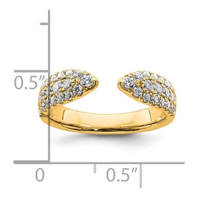 14K Yellow Gold 3/4 ct tw Lab-Grown Diamond Wedding Ring – view 8