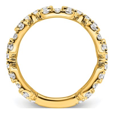 14K Yellow Gold 2 3/8 ct tw Lab-Grown Diamond Ring – view 2