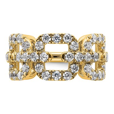 14K Yellow Gold 2 3/8 ct tw Lab-Grown Diamond Ring – view 4
