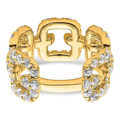 14K Yellow Gold 2 3/8 ct tw Lab-Grown Diamond Ring – view 5