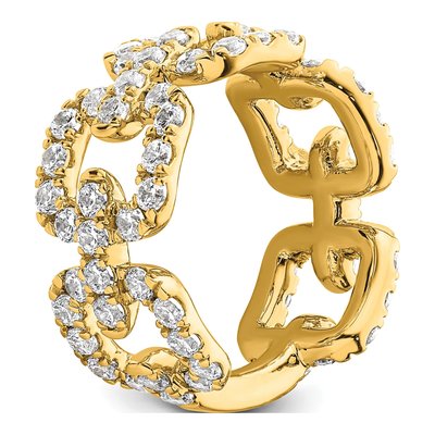 14K Yellow Gold 2 3/8 ct tw Lab-Grown Diamond Ring – view 6