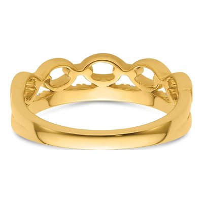 14K Yellow Gold 1/3 ct tw Lab-Grown Diamond Ring – view 5
