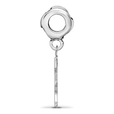 Colorado Rockies Sterling Silver Heart Bead – view 3