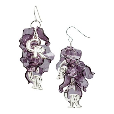 Colorado Rockies Brass Celebration Earrings