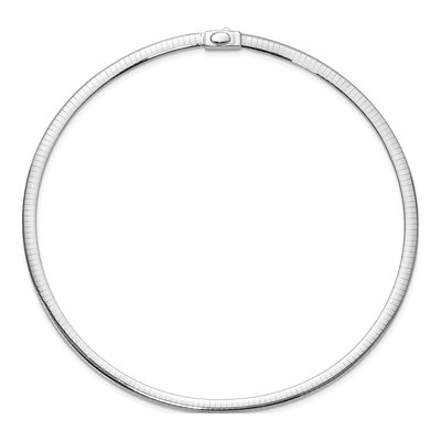 14K Two-Tone Gold Reversible Omega Necklace – view 4