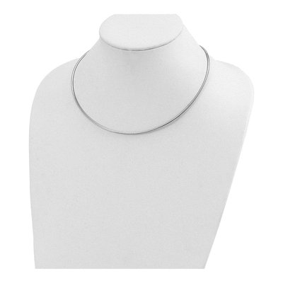 14K Two-Tone Gold Reversible Omega Necklace – view 3